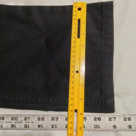 Uniqlo Mens Chino Pants Black 34x34 (Actual Size 34x27) 100% cotton - Picture 3 of 6